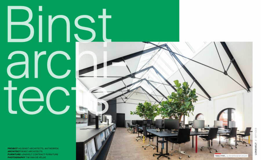 ‘HQ Binst Architects’ in Lensvelt book