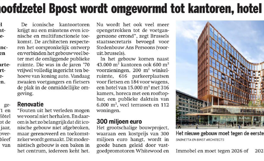 OXY in het Nieuwsblad